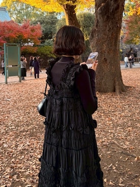 「loin nuit（ロワンニュイ）のアイテム」を使った、ノアさん（レディース・157cm）の春コーディネート