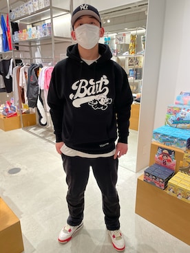 「アイテム（パーカー）」を使った、sosukeさん（メンズ・177cm）の春コーディネート