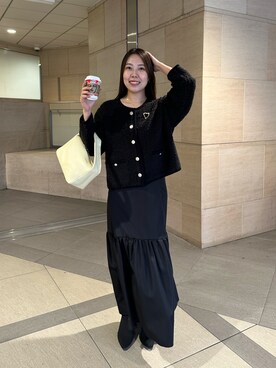 「スカートコーデ」｜NANAHO_155cm(相互)さん（レディース・155cm）の秋コーディネート