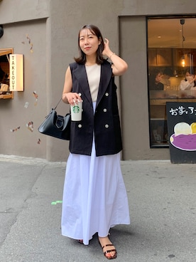 NANAHO_155cm(相互)さん（レディース・155cm）の夏コーディネート