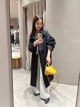 「SHENERY（シーナリー）のアイテム（その他アウター）」を使った、NANAHO_155cm(相互)さん（骨格ストレート・レディース・155cm）の秋コーディネート