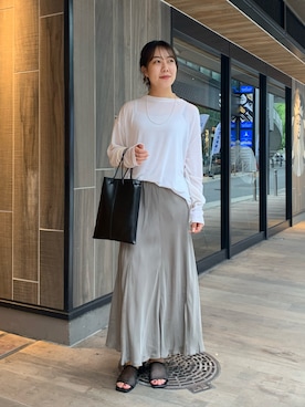 NANAHO_155cm(相互)さん（レディース・155cm）の夏コーディネート