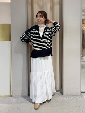 NANAHO_155cm(相互)さん（レディース・155cm）の冬コーディネート