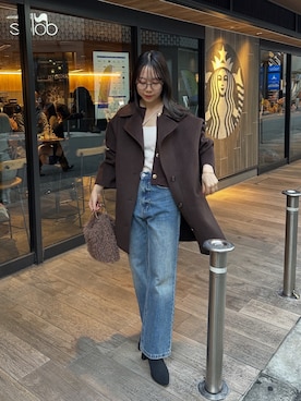 「アイテム（その他アウター）」を使った、NANAHO_155cm(相互)さん（レディース・155cm・20代）の秋コーディネート