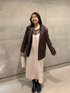 NANAHO_155cm(相互)さん(レディース・155cm)の冬コーディネート