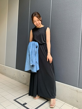 「ESPERANZA（エスペランサ）のアイテム（サンダル）」を使った、NANAHO_155cm(相互)さん（レディース・155cm）の夏コーディネート