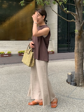 NANAHO_155cm(相互)さん（レディース・155cm）の夏コーディネート