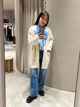 「フレンチガーリー」｜NANAHO_155cm(相互)さん（レディース・155cm・20代）の冬コーディネート
