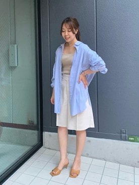 NANAHO_155cm(相互)さん（レディース・155cm）の夏コーディネート