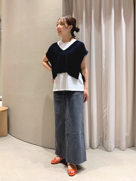 NANAHO_155cm(相互)さん（レディース・155cm）の夏コーディネート