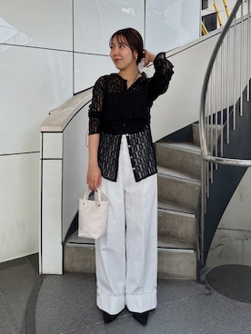 「SHENERY（シーナリー）のアイテム」を使った、NANAHO_155cm(相互)さん（骨格ウェーブ・レディース・155cm）の春コーディネート