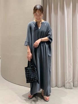 「ESPERANZA（エスペランサ）のアイテム（サンダル）」を使った、NANAHO_155cm(相互)さん（レディース・155cm）の秋コーディネート