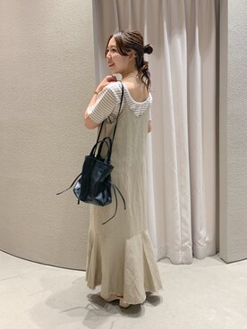 「ESPERANZA（エスペランサ）のアイテム（サンダル）」を使った、NANAHO_155cm(相互)さん（レディース・155cm）の夏コーディネート