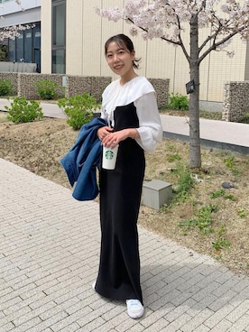 NANAHO_155cm(相互)さん（レディース・155cm）の春コーディネート