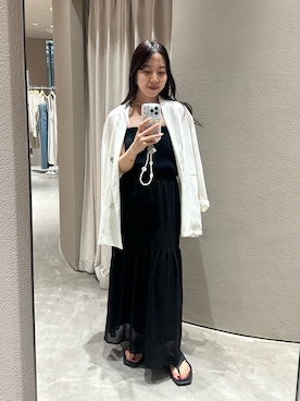 「アイテム（テーラードジャケット）」を使った、NANAHO_155cm(相互)さん（レディース・155cm・20代）の夏コーディネート