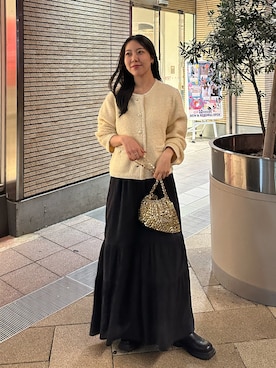 「ツイードジャケット」｜NANAHO_155cm(相互)さん（レディース・155cm・20代）の秋コーディネート