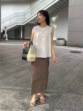 NANAHO_155cm(相互)さん（レディース・155cm）の夏コーディネート