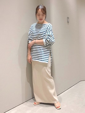 「ESPERANZA（エスペランサ）のアイテム（サンダル）」を使った、NANAHO_155cm(相互)さん（レディース・155cm）の夏コーディネート