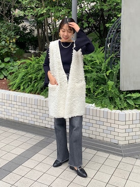 NANAHO_155cm(相互)さん（レディース・155cm）の秋コーディネート