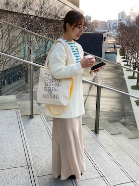 NANAHO_155cm(相互)さん（レディース・155cm）の冬コーディネート