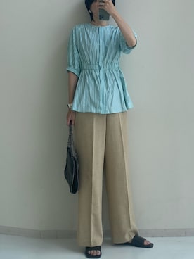 「nissen（ニッセン）のアイテム」を使った、タラ子さん（レディース・175cm・40代）の夏コーディネート