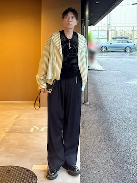「フェスコーデ」｜「アイテム（ブーツ）」を使った、yasuさん（メンズ・172cm）の夏コーディネート
