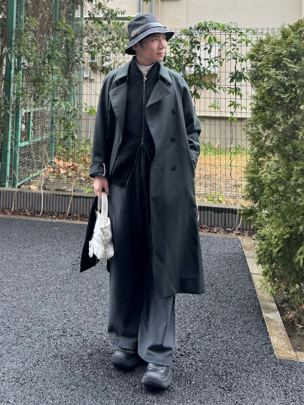 美品【OVERCOAT 】オーバーコート トレンチコート（最終値下げ 