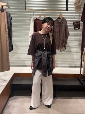 「柄物」｜saeさん（レディース・152cm）の夏コーディネート