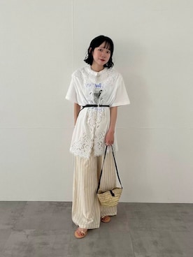 「ジレ」｜ysae0525さん（レディース・152cm）の夏コーディネート