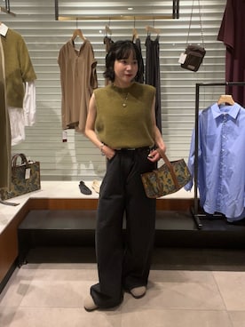 「アイテム（ハンドバッグ）」を使った、saeさん（レディース・152cm）の夏コーディネート