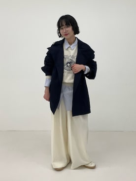 saeさん（レディース・152cm）の冬コーディネート