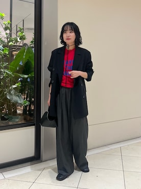 「アイテム（その他アウター）」を使った、saeさん（レディース・152cm）の秋コーディネート