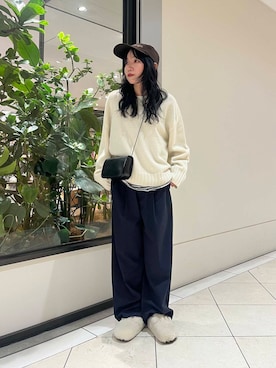 saeさん（レディース・152cm）の冬コーディネート