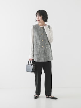 saeさん（レディース・152cm）の冬コーディネート