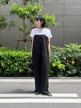 「URBAN RESEARCH（アーバンリサーチ）のHANES　3PクルーネックTシャツ（Tシャツ/カットソー、その他）」を使った、saeさん（レディース・152cm）の春コーディネート