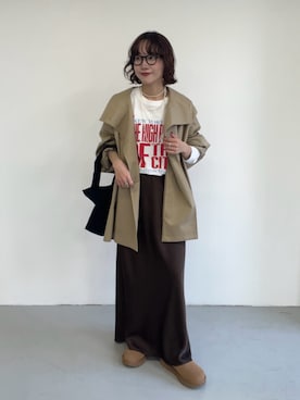 saeさん（レディース・152cm）の冬コーディネート