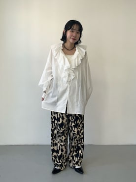 「アイテム（パンプス）」を使った、saeさん（レディース・152cm）の秋コーディネート