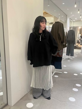 「ウールパンツ」｜saeさん（レディース・152cm）の秋コーディネート