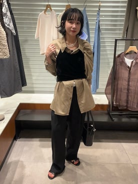 「アイテム（その他トップス）」を使った、saeさん（レディース・152cm・20代）の夏コーディネート