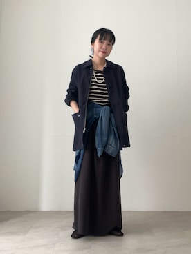 「アイテム（カバーオール）」を使った、saeさん（レディース・152cm）の秋コーディネート