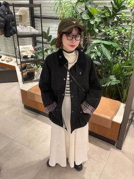 「アイテム（テーラードジャケット）」を使った、saeさん（レディース・152cm）の秋コーディネート