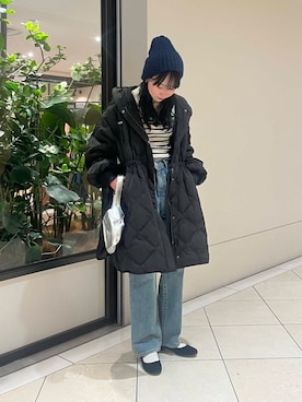 saeさん（レディース・152cm）の冬コーディネート