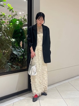 saeさん（レディース・152cm）の冬コーディネート