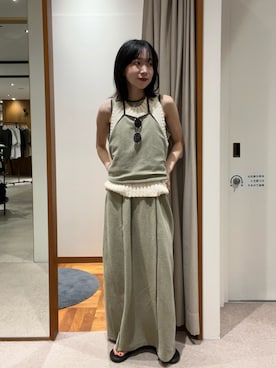 「LAATO（ラート）のアイテム」を使った、saeさん（レディース・152cm）の夏コーディネート