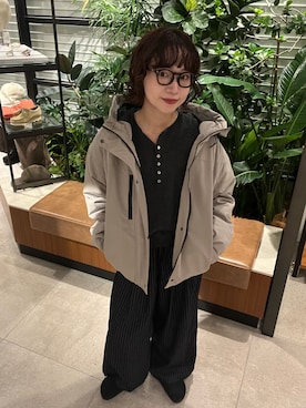 「アイテム（サンダル）」を使った、saeさん（レディース・152cm）の秋コーディネート