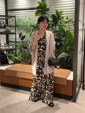 「アイテム（その他アウター、ベージュ系）」を使った、ysae0525さん（レディース・152cm）の夏コーディネート