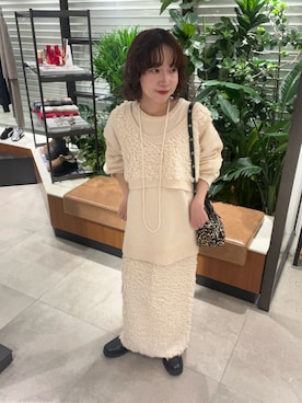 「LAATO（ラート）のアイテム」を使った、saeさん（レディース・152cm）の冬コーディネート