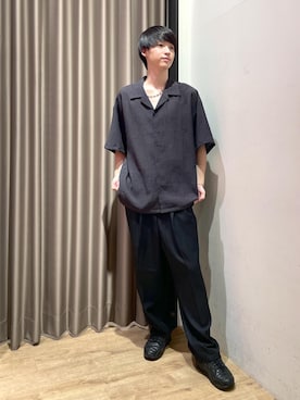 「フェスコーデ」｜「アイテム（スラックス）」を使った、kazu822さん（メンズ・175cm）の夏コーディネート