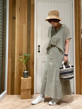 タナカさん（レディース・158cm）の春コーディネート