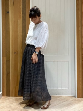 タナカさん（レディース・158cm）の夏コーディネート